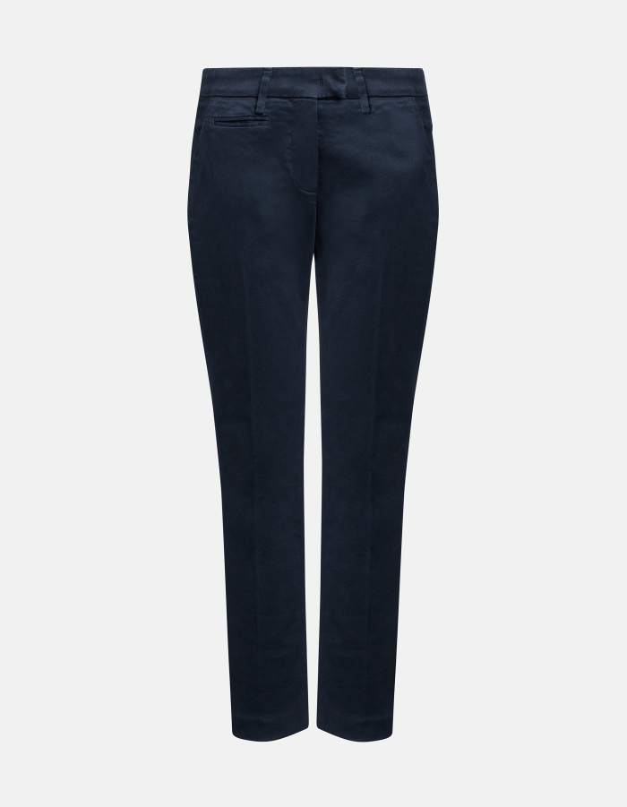 Perfect slim-fit trousers in warm hand gabardine