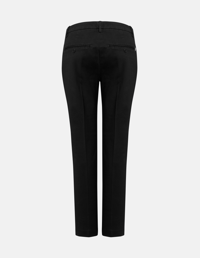 Perfect slim-fit trousers in warm hand gabardine