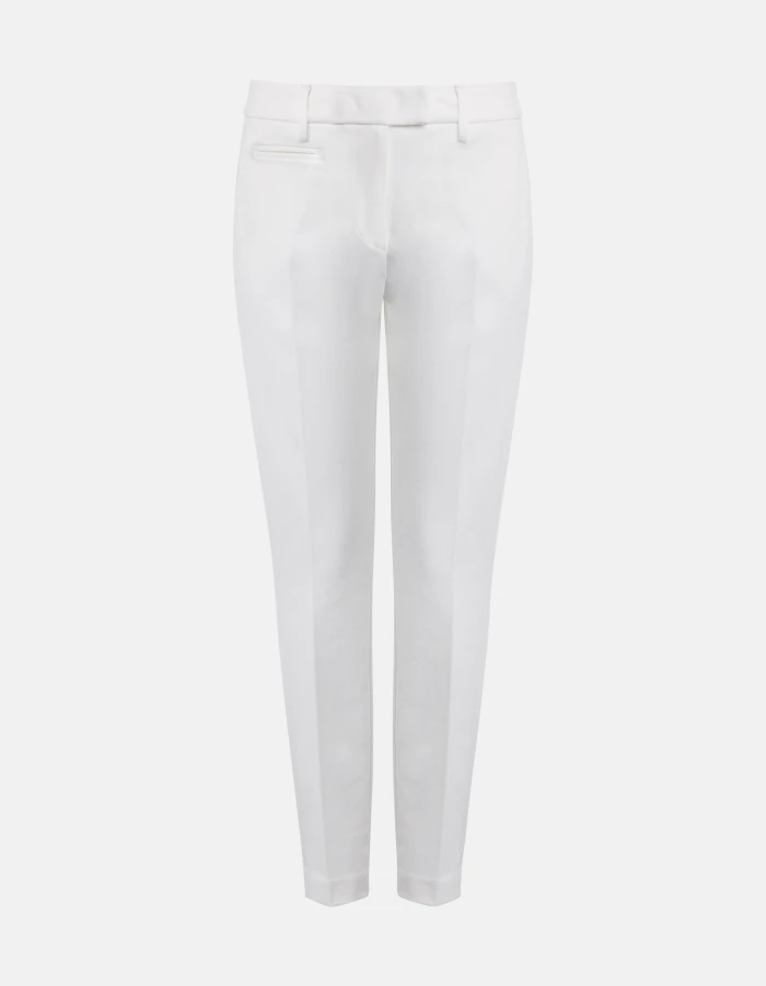 Perfect slim-fit jersey trousers