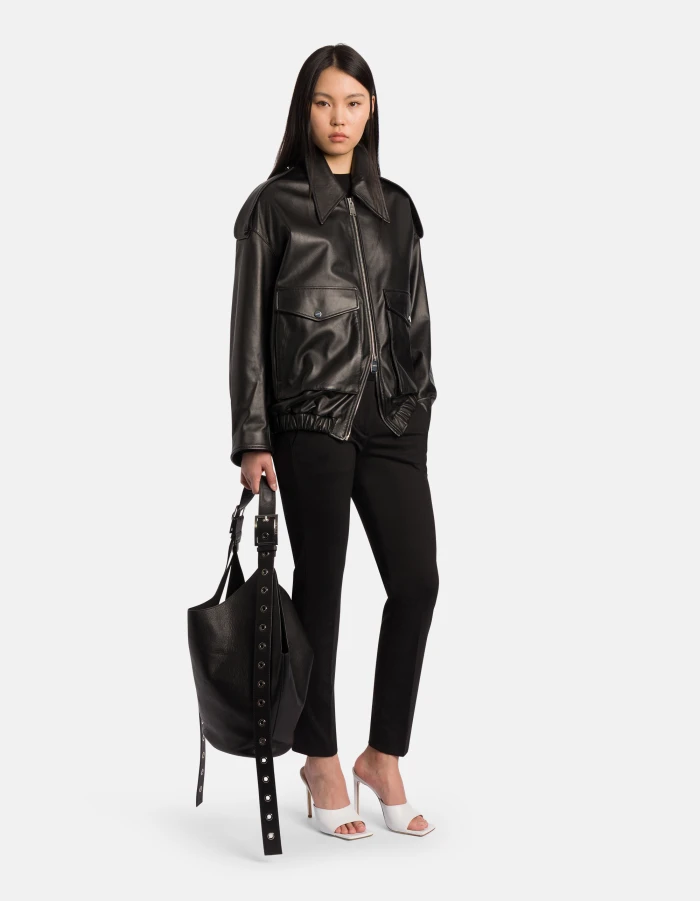 Perfect slim-fit jersey trousers