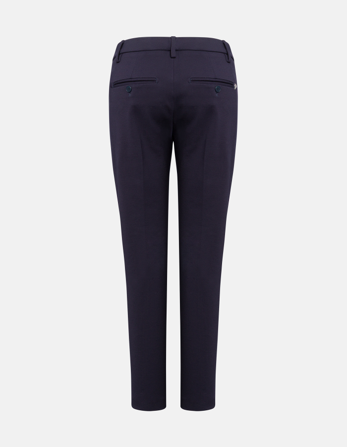 Perfect slim-fit jersey trousers