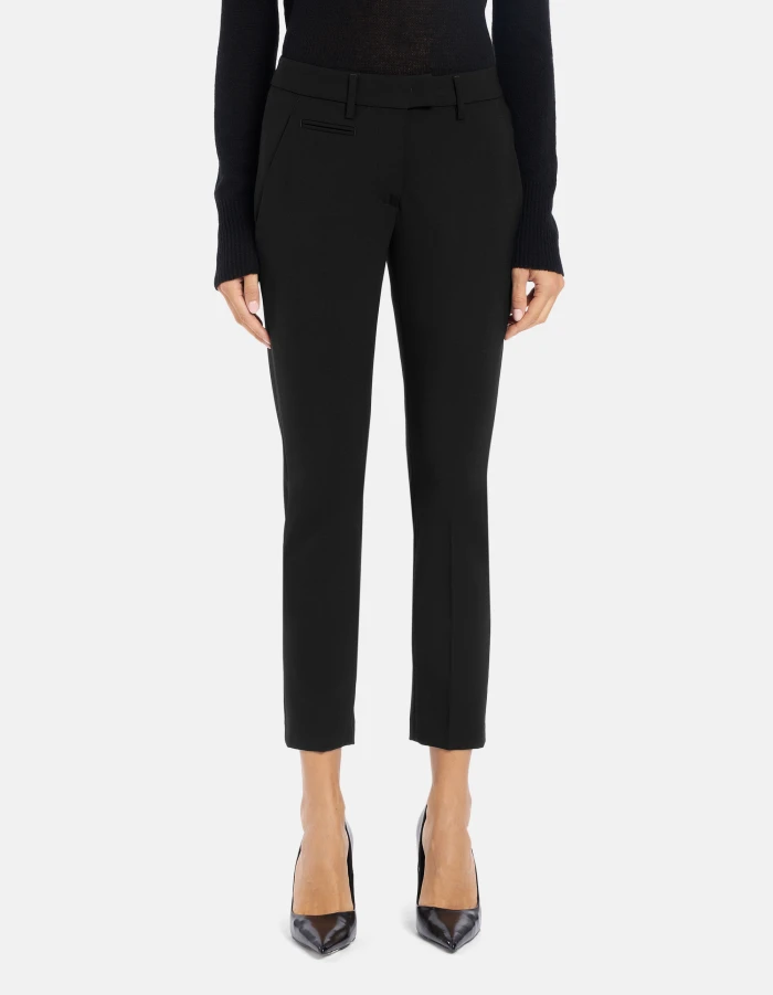 Pantaloni Perfect slim in tela di lana