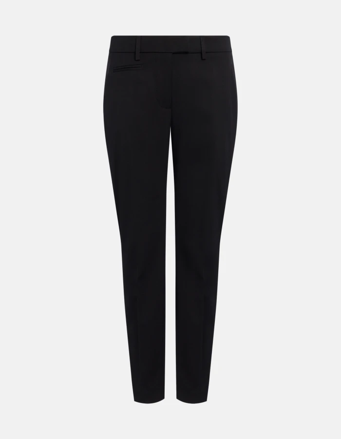Perfect slim-fit trousers in cool wool gabardine