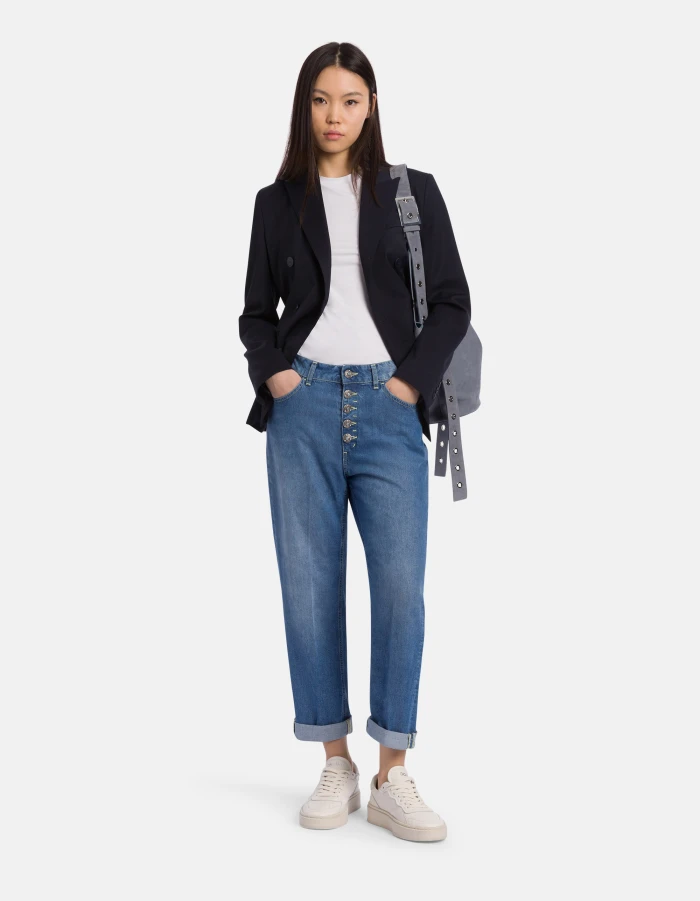 Loose-Fit Jeans Koons aus Rigid Lyocell-Denim