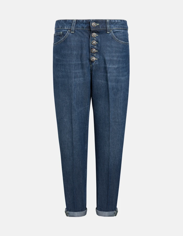 Koons loose-fit jeans in rigid lyocell denim