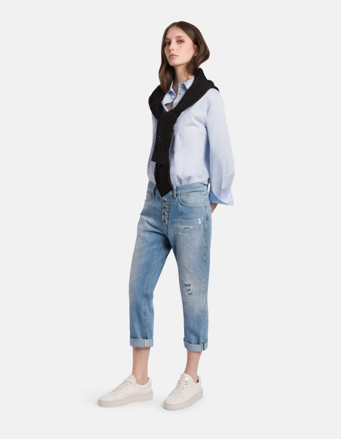 Koons loose-fit rigid denim jeans