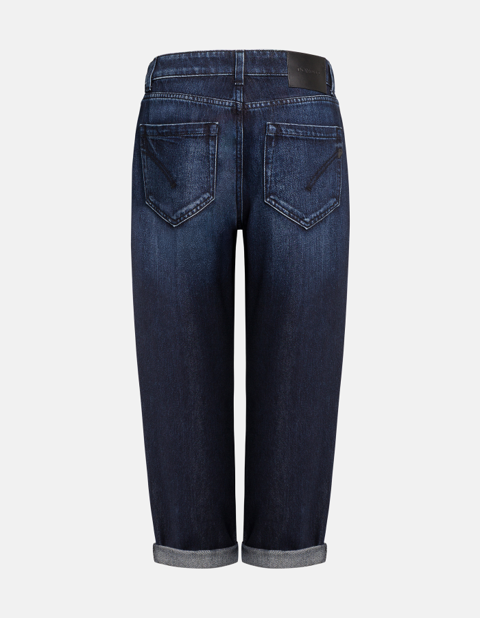 Koons loose-fit jeans in cotton and lyocell rigid denim