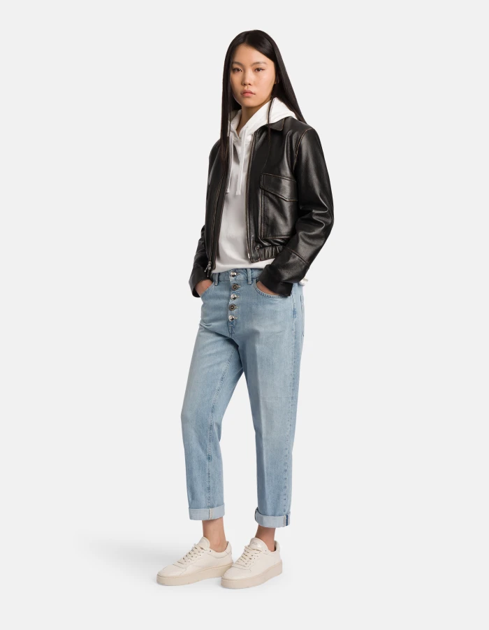 Koons loose-fit jeans in rigid denim