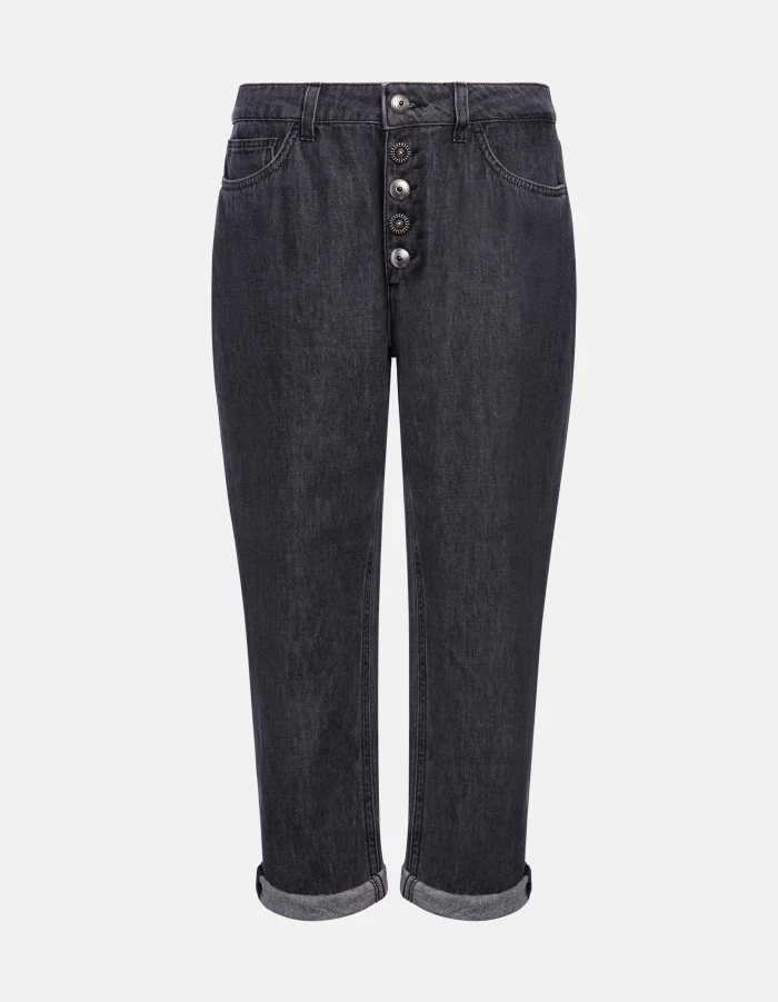 Koons loose-fit jeans in cotton and lyocell rigid denim