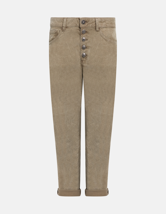 Koons loose-fit trousers in stretch velvet