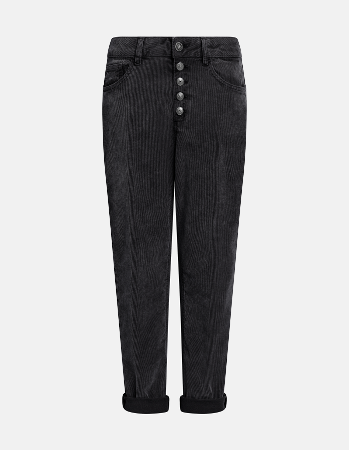 Pantaloni Koons loose in velluto stretch