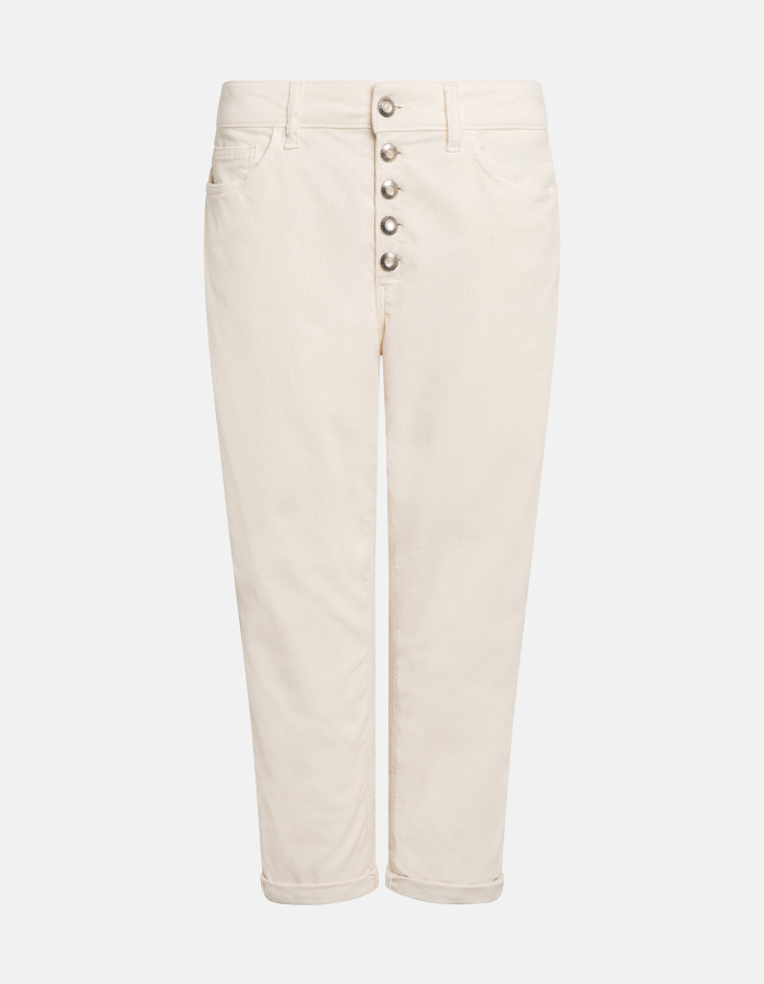 Pantaloni Koons loose in velluto stretch cotone e lyocell