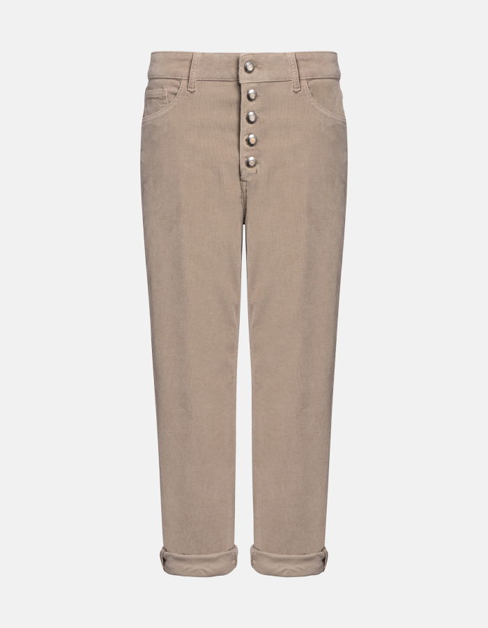 Koons loose-fit trousers in cotton and lyocell stretch velvet