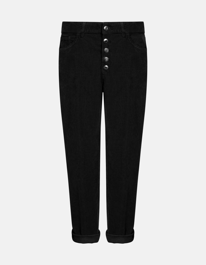 Koons loose-fit trousers in cotton and lyocell stretch velvet