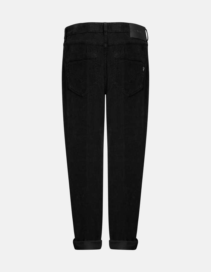 Koons loose-fit trousers in cotton and lyocell stretch velvet
