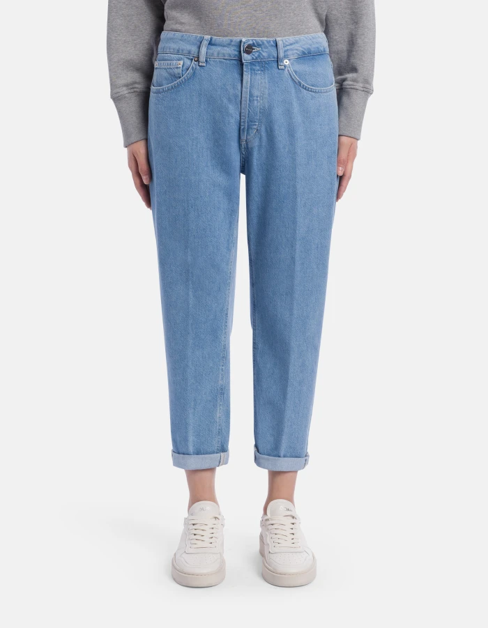 Loose-Fit Jeans Koons aus Rigid Denim aus Baumwolle und Lyocell