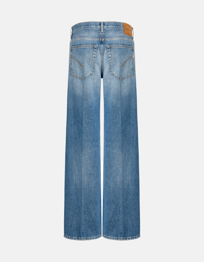 Jacklyn-Jeans mit weitem Bein aus nachhaltigem Denim