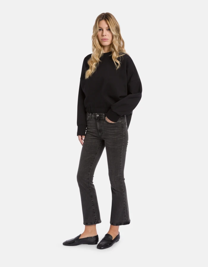 Mandy super-skinny bootcut jeans in recycled stretch denim