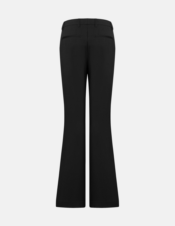 Skinny Bootcut-Hose Lexi aus Gabardine aus Wolle