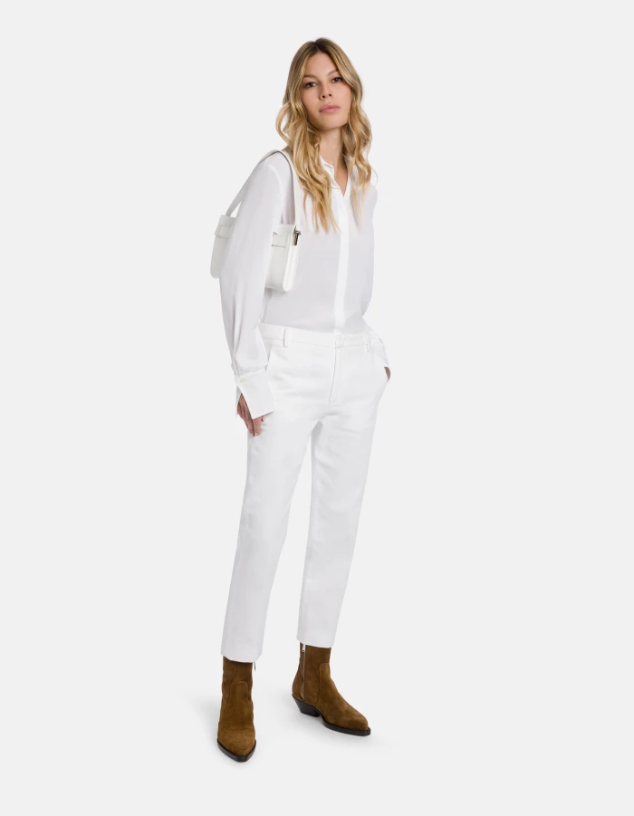 Pantaloni Nima loose in bull fisso