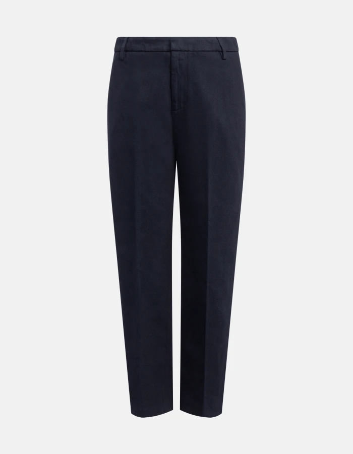 Nima loose-fit trousers in rigid bull denim