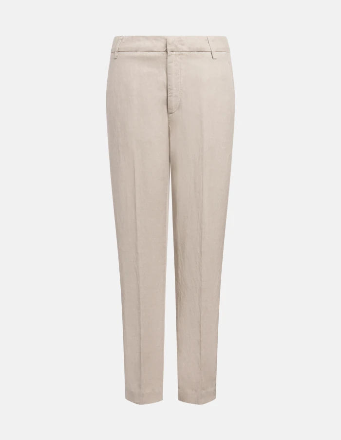 Nima loose-fit trousers in linen and lyocell
