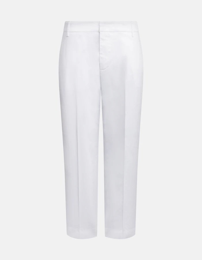 Nima loose-fit trousers in compact gabardine