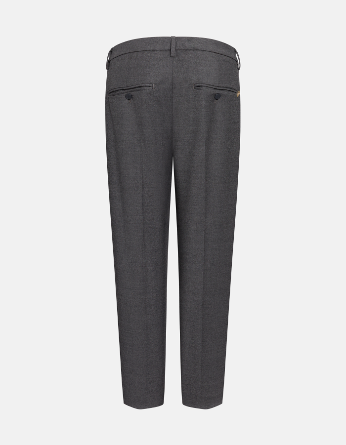 Pantaloni Nima loose in flanella