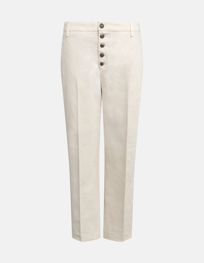 Pantaloni Nima loose in gabardina mano calda