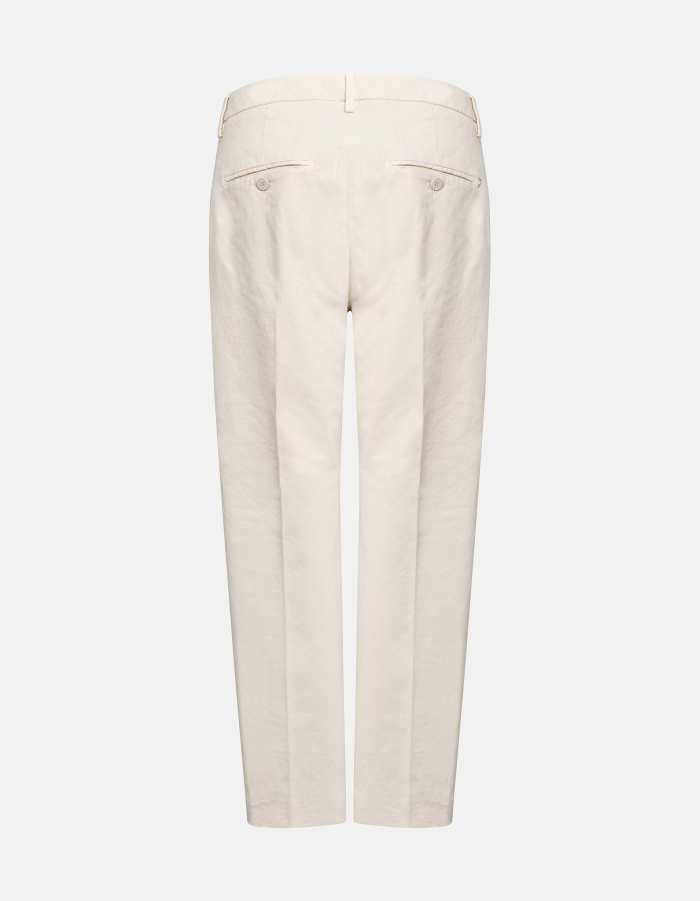 Pantaloni Nima loose in gabardina mano calda