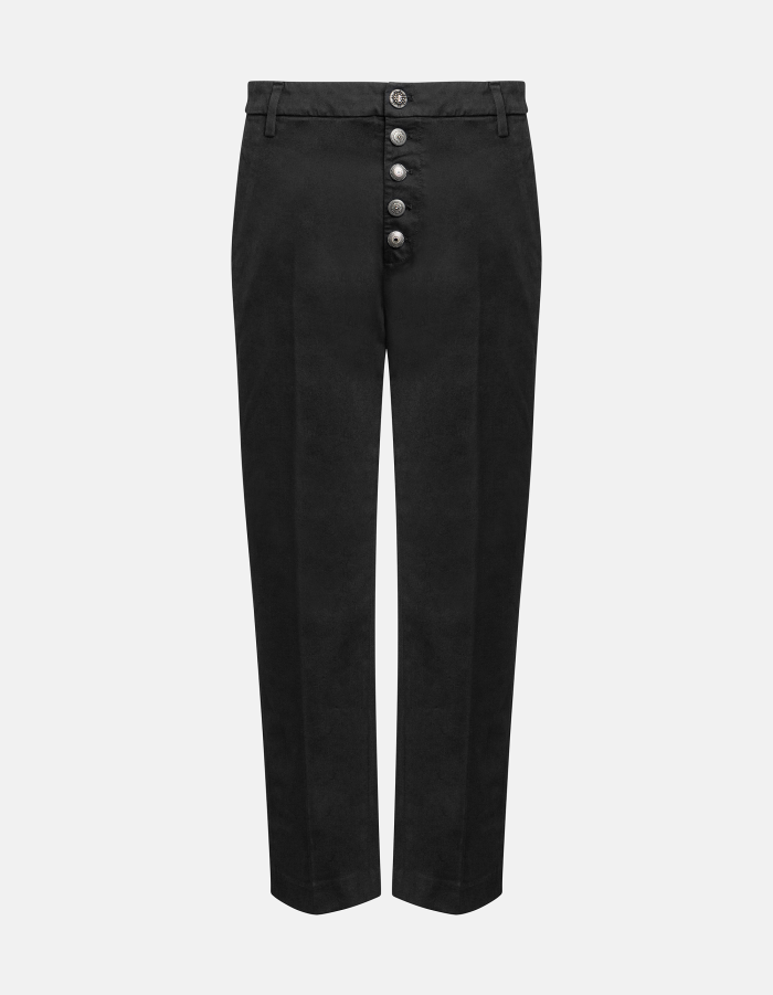 Pantaloni Nima loose in gabardina mano calda