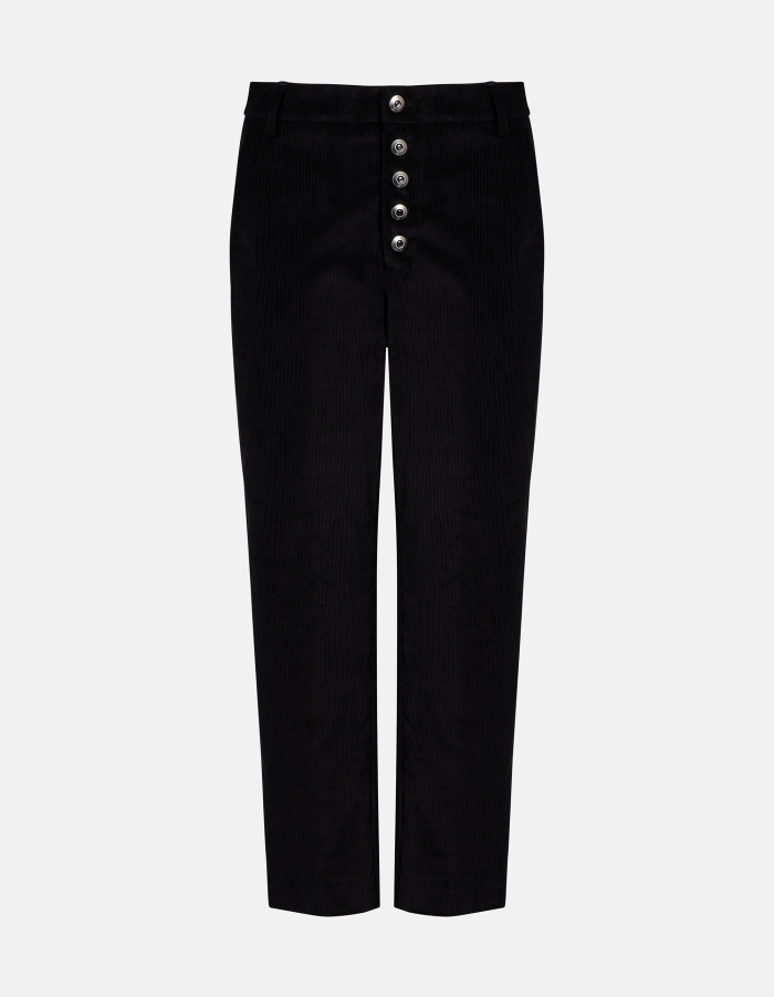 Nima loose trousers in stretch velvet