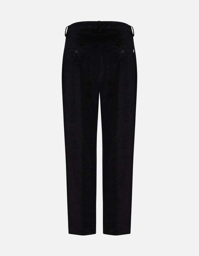 Nima loose trousers in stretch velvet