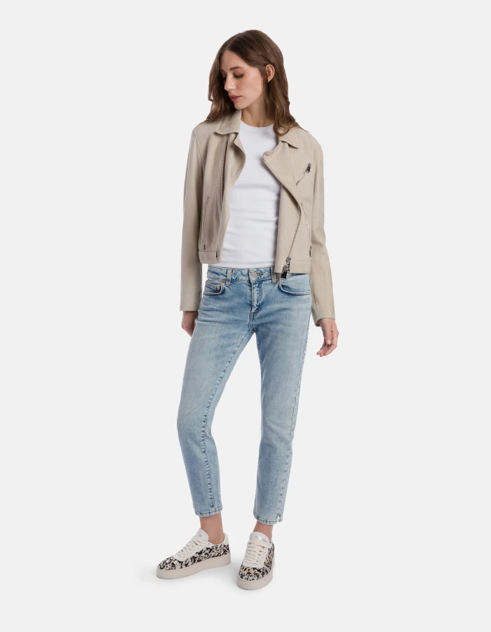 Jeans Rose slim in denim stretch responsabile