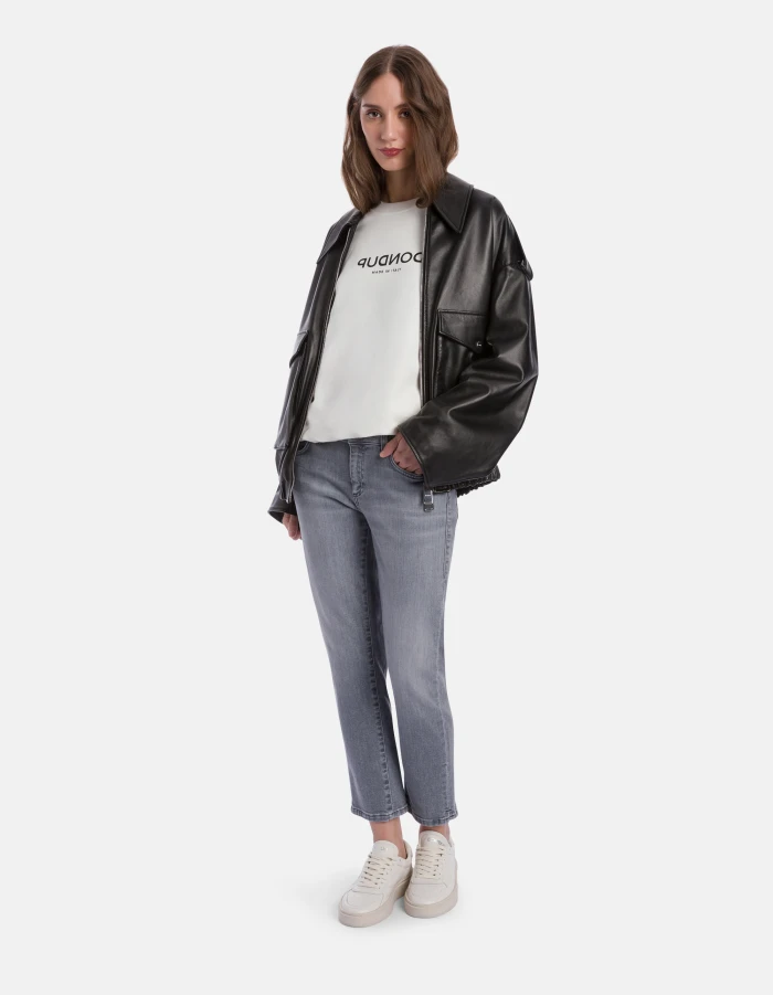 Rose slim-fit jeans in sustainable stretch denim