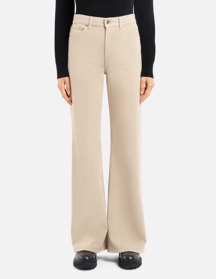 Jeans Amber wide leg in bull stretch