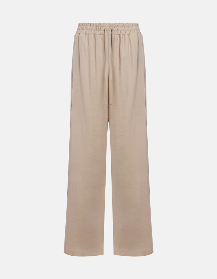 Marisol joggers in viscose gabardine