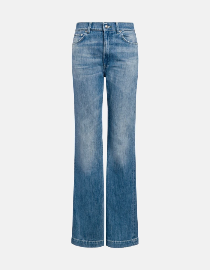 Slim-Fit Bootcut-Jeans Olivia aus Stretch-Denim