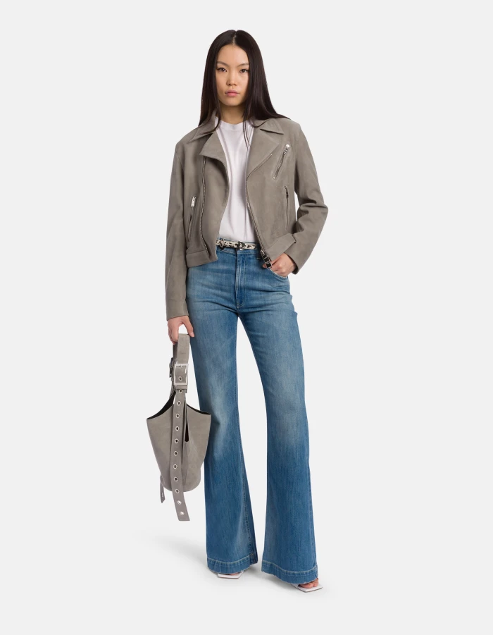 Slim-Fit Bootcut-Jeans Olivia aus Stretch-Denim