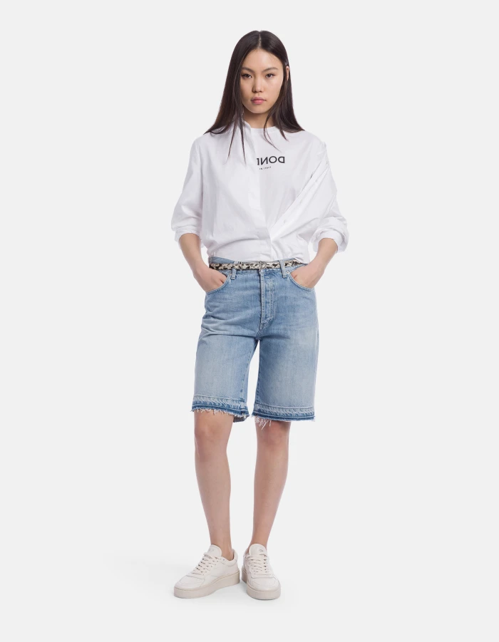 Shorts Dade loose in denim fisso