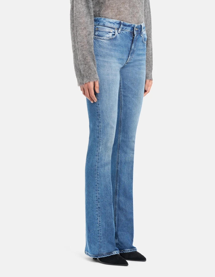 Jeans Newlola bootcut in denim stretch cotone e lyocell