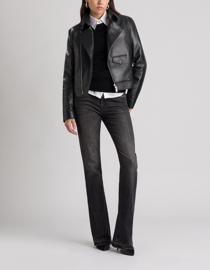 Newlola skinny bootcut jeans in cotton and lyocell stretch denim