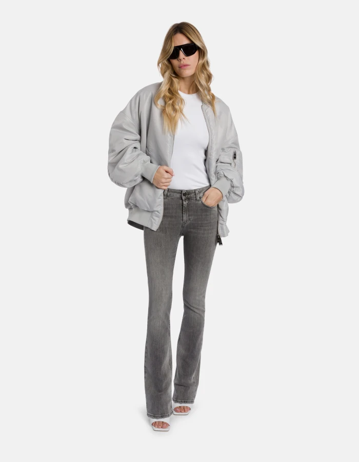 Newlola skinny-fit bootcut jeans in recycled stretch denim