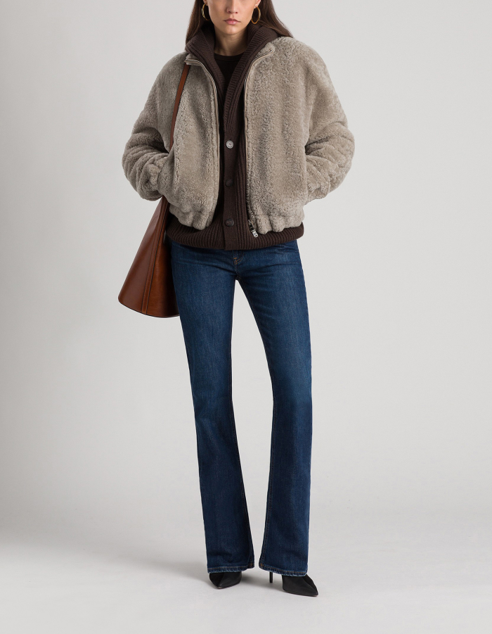 Jeans Newlola skinny bootcut in denim stretch responsabile