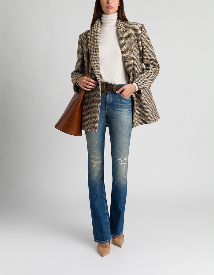 Newlola skinny bootcut jeans in stretch responsible denim