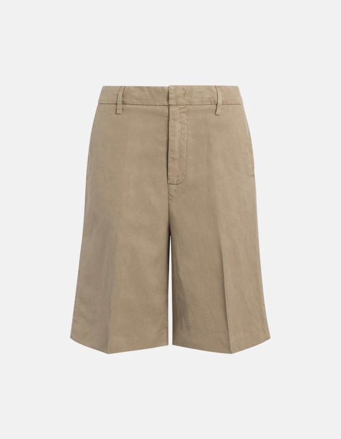 Bermuda Nita regular in lino e lyocell