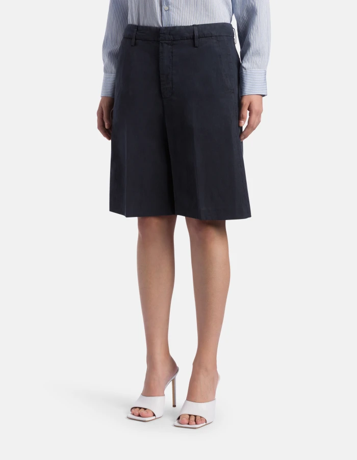 Bermuda Nita regular in lino e lyocell