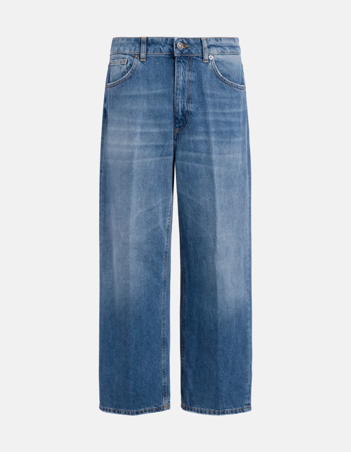 Tami wide-leg jeans in rigid denim