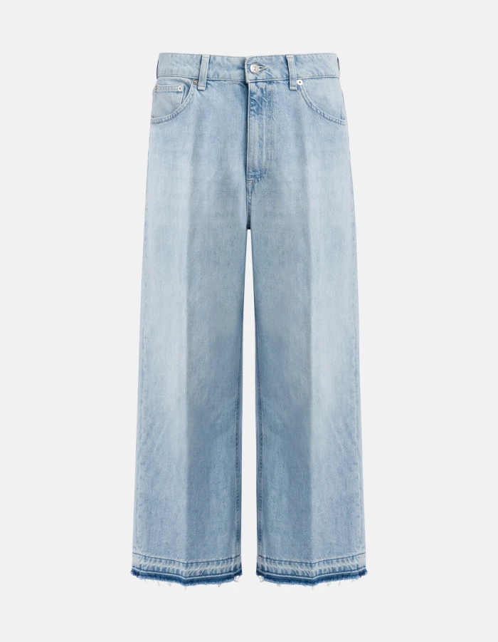 Tami wide-leg jeans in rigid denim