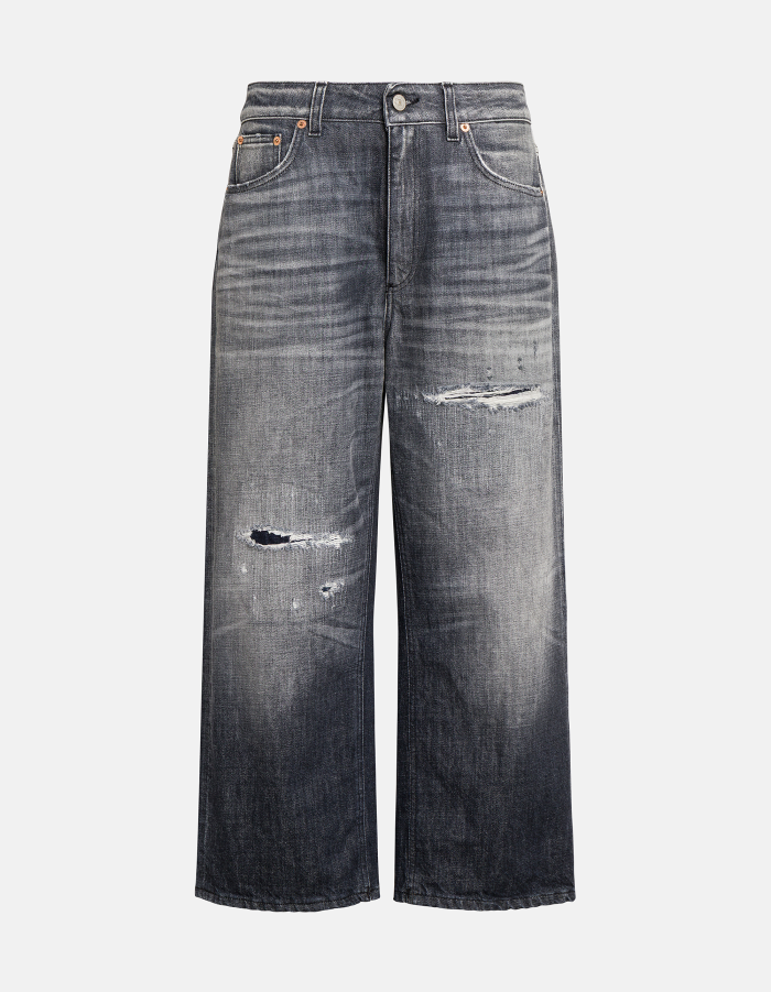 Tami wide-leg jeans in recycled rigid denim